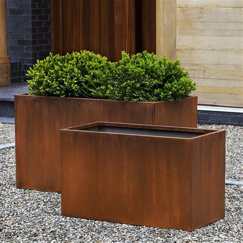 corten steel planter boxes|metal planter boxes outdoor australia.